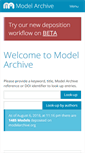 Mobile Screenshot of modelarchive.org